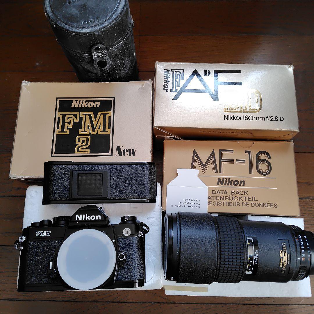 Nikon ニコン New FM2　 レンズ、データバックセット