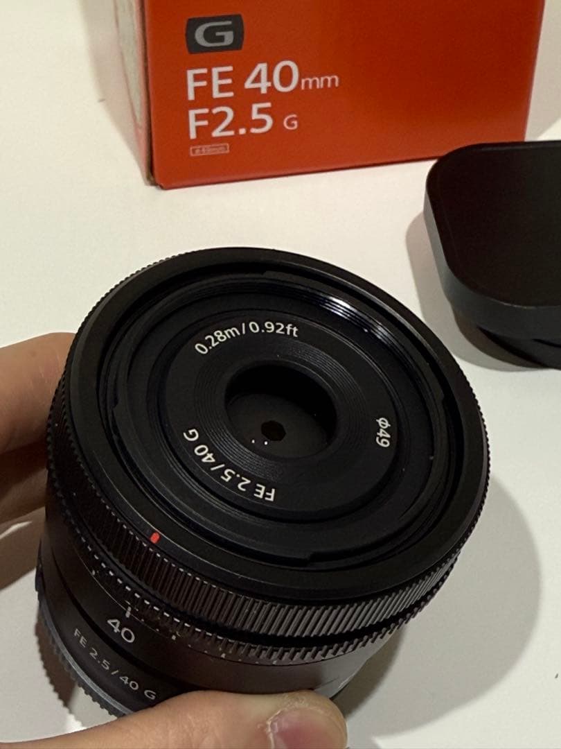 【極美品】SONY SEL40F25G 単焦点40mm