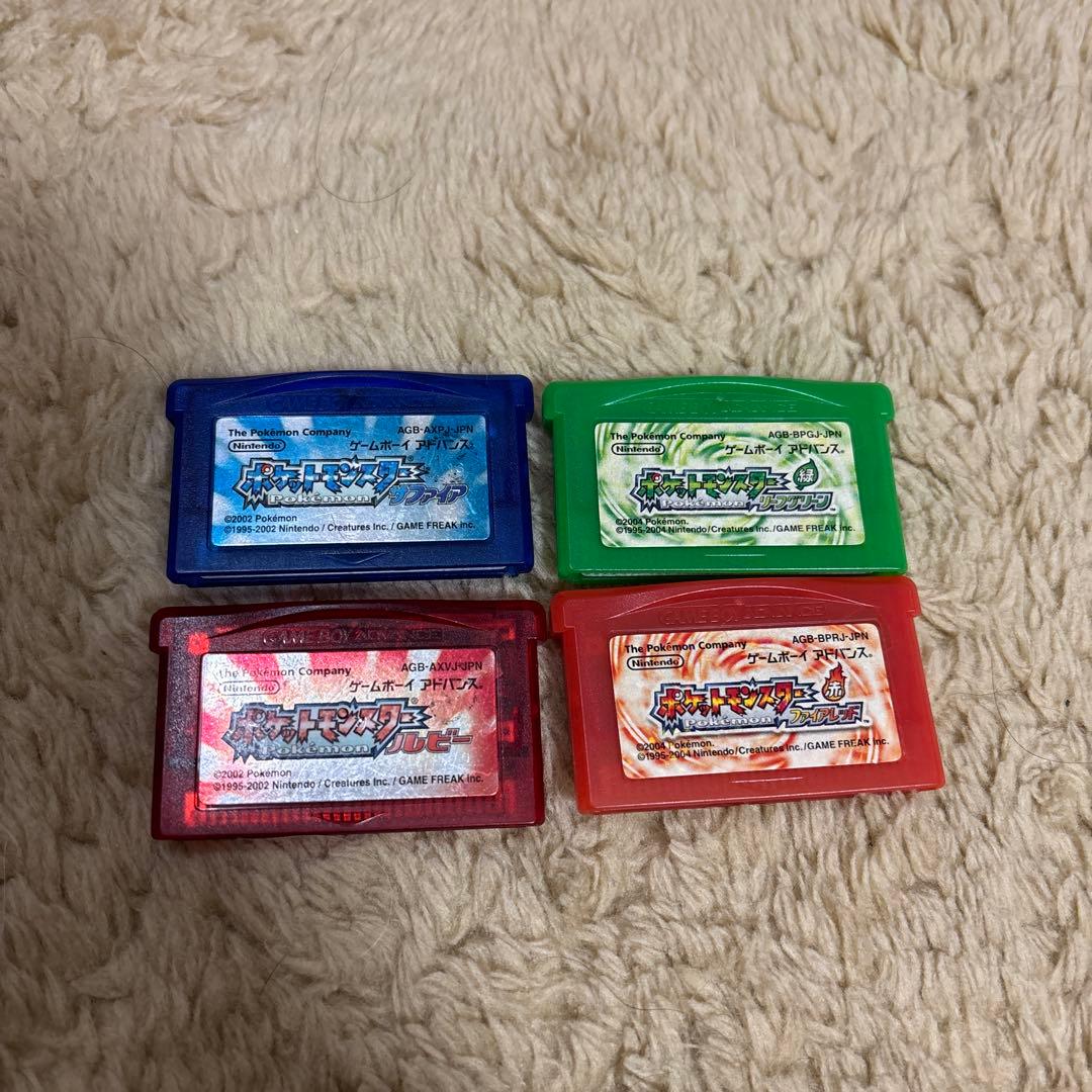 ゲームボーイアドバンス ゲームソフト 4本セット