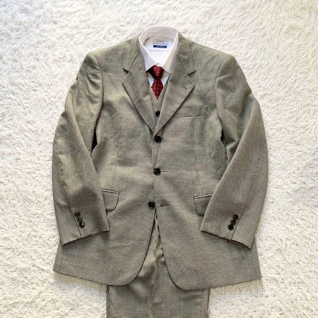 千鳥格子　Paul Smith　ポールスミス　3ピース　スーツ　セットアップ