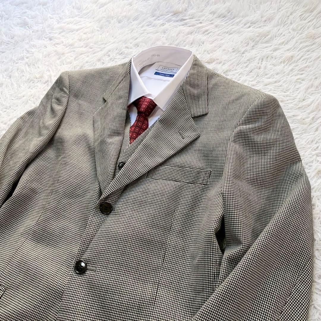 千鳥格子　Paul Smith　ポールスミス　3ピース　スーツ　セットアップ