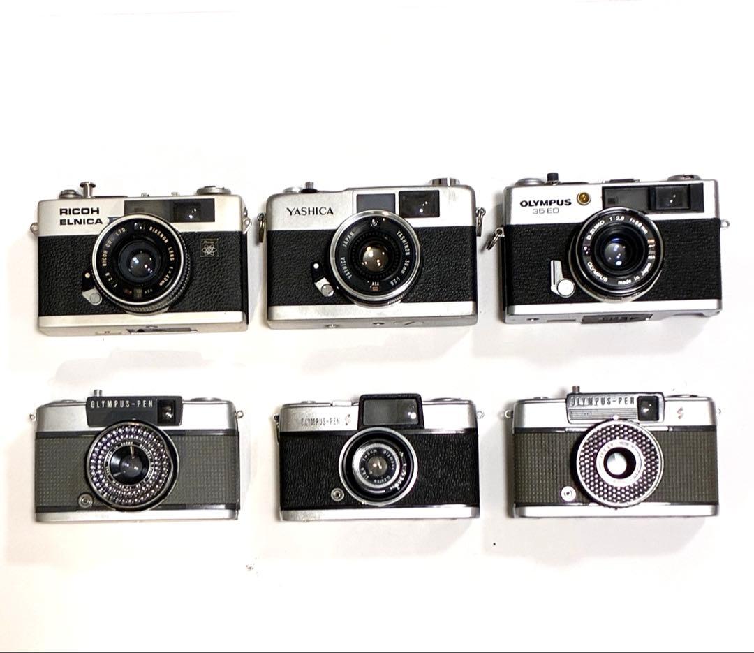 【OLYMPUS／YASHICA／RICOH】 フィルムカメラ 6台まとめセット