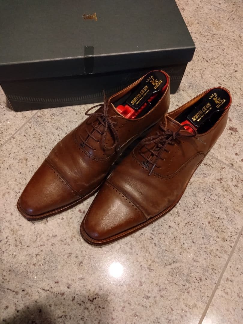 ScotchGrain スコッチグレイン　ブラウン 革靴　26センチ　状態良好
