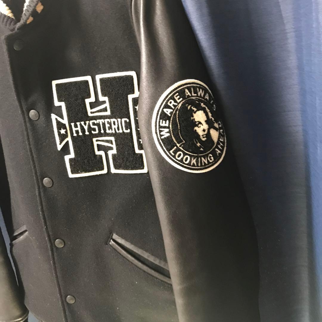 hystericglamour ヒステリックグラマー 袖レザー スタジャン