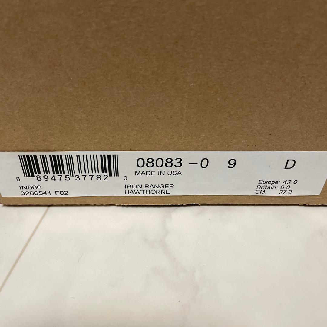 RED WING レッドウイング IRON RANGER 27cm新品未使用