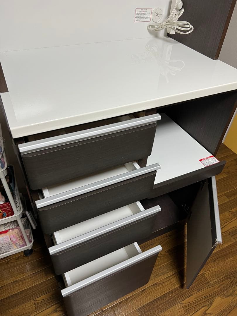 ★格安★ 食器棚 ニトリ KRISNA 高196cm幅80cm奥行50.5cm