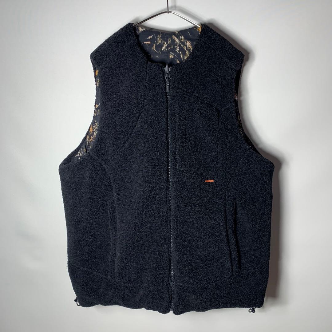 トップス TIGHTBOOTH BULLET CAMO REVERSIBLE VEST M