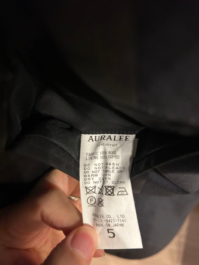 ジャケット・アウター auralee SUPER FINE TROPICAL WOOL JACKET