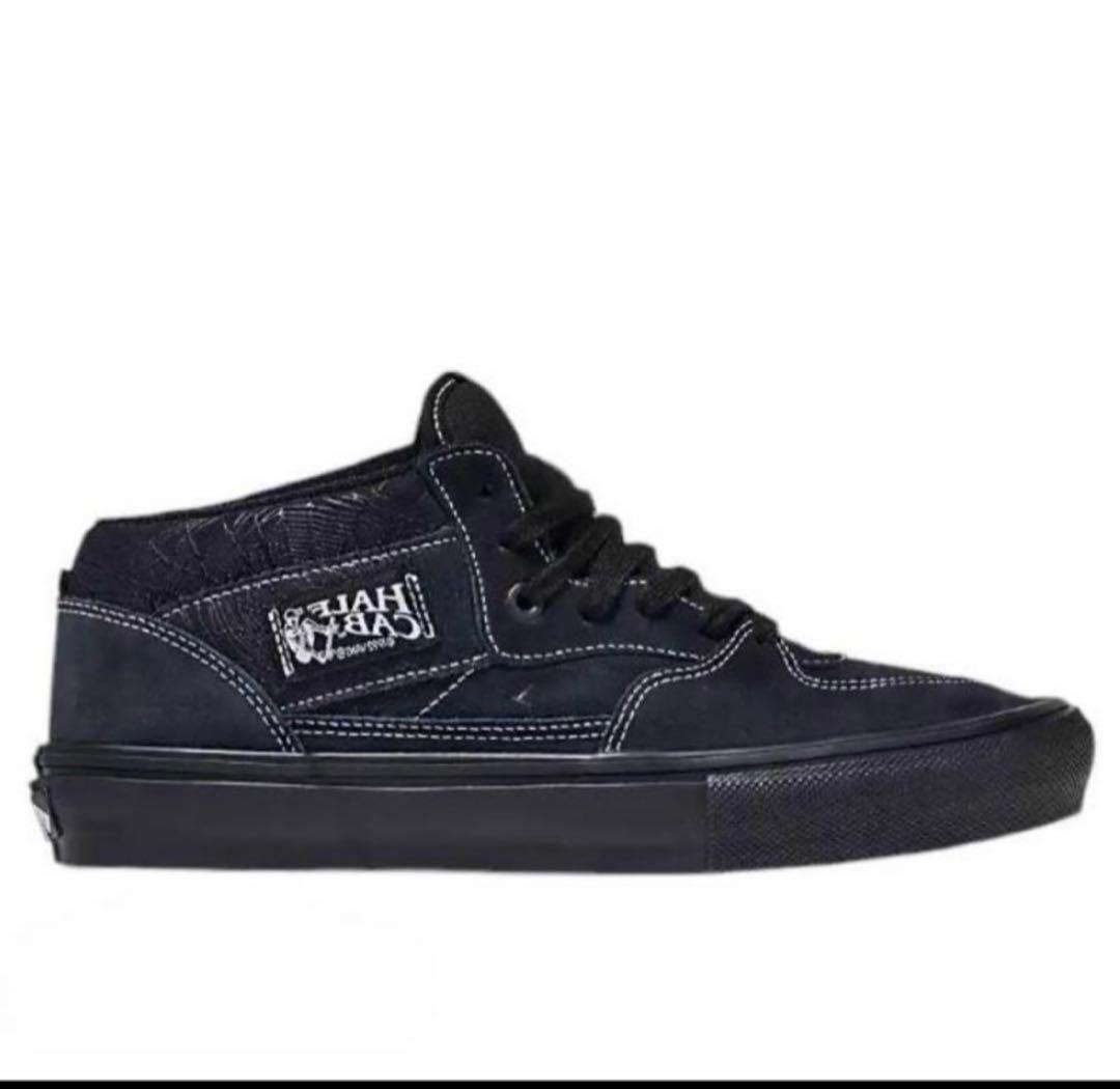 靴 VANS Skate Half Cab Web Dark Grey Black