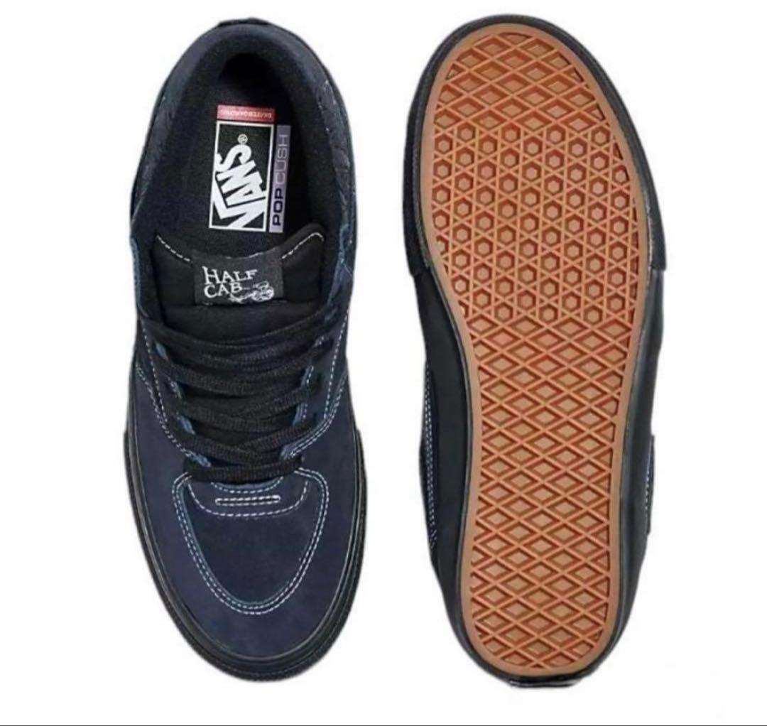 靴 VANS Skate Half Cab Web Dark Grey Black