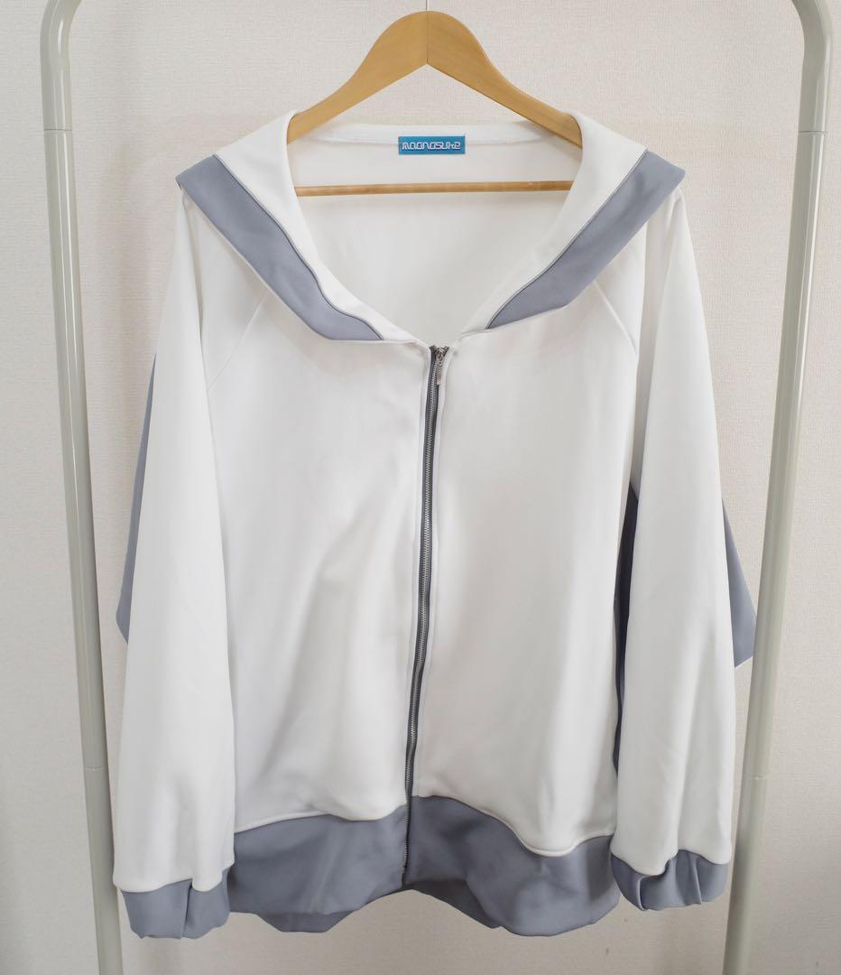 【一点物】Maonosuke セーラーカラーパーカー 試作品 オーバーサイズ