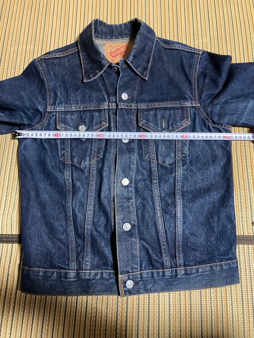 DENIME ドゥニーム デニムジャケット Gジャン W40 L相当　濃紺 古着