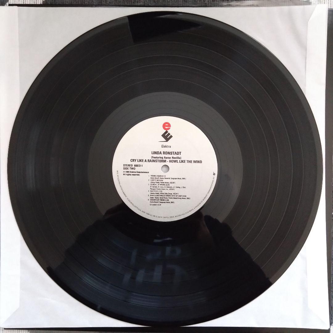 Linda Ronstadt Cry Like a Rainstorm レコード