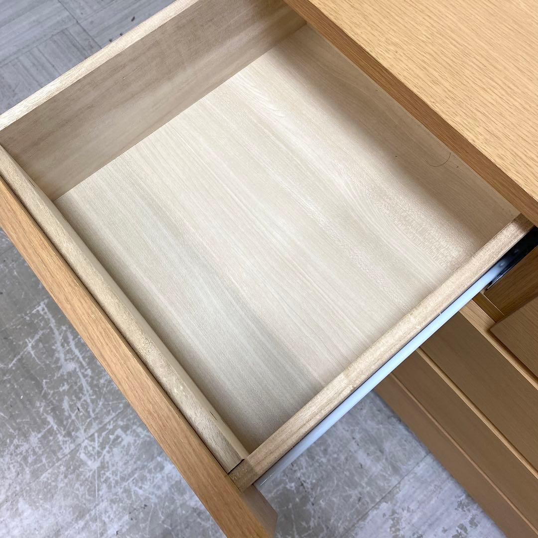 MUJI 無印良品 チェスト 引き出し 収納 4段 オーク材突板 2