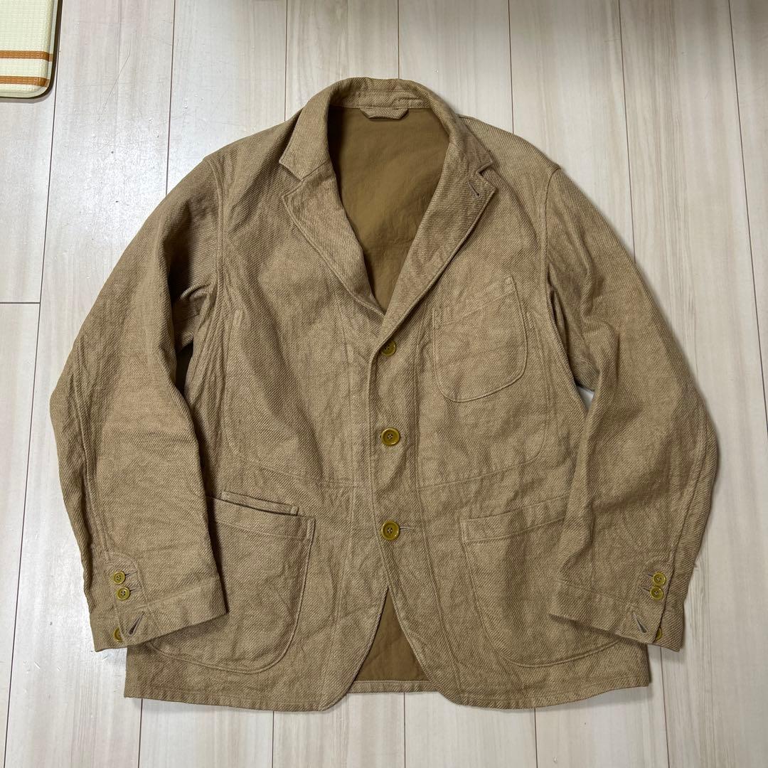 45r リネンコットンテーラードジャケット