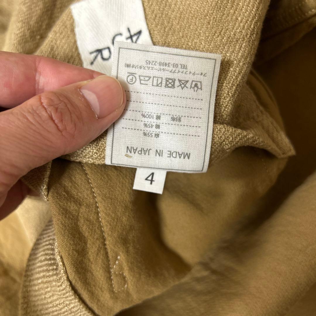 45r リネンコットンテーラードジャケット