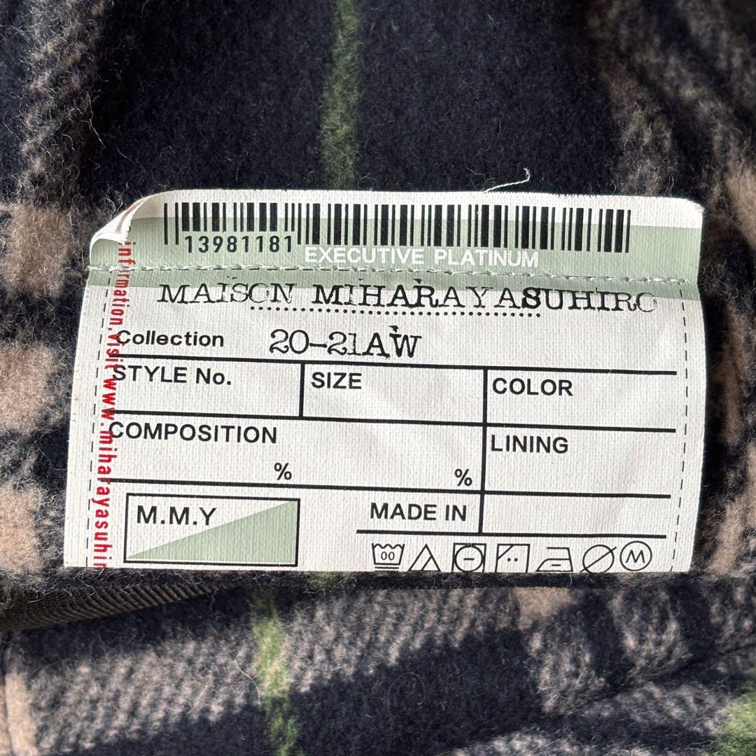 服だーいすき様　メゾンミハラヤスヒロ×カシラ　ウールダブルハット　帽子