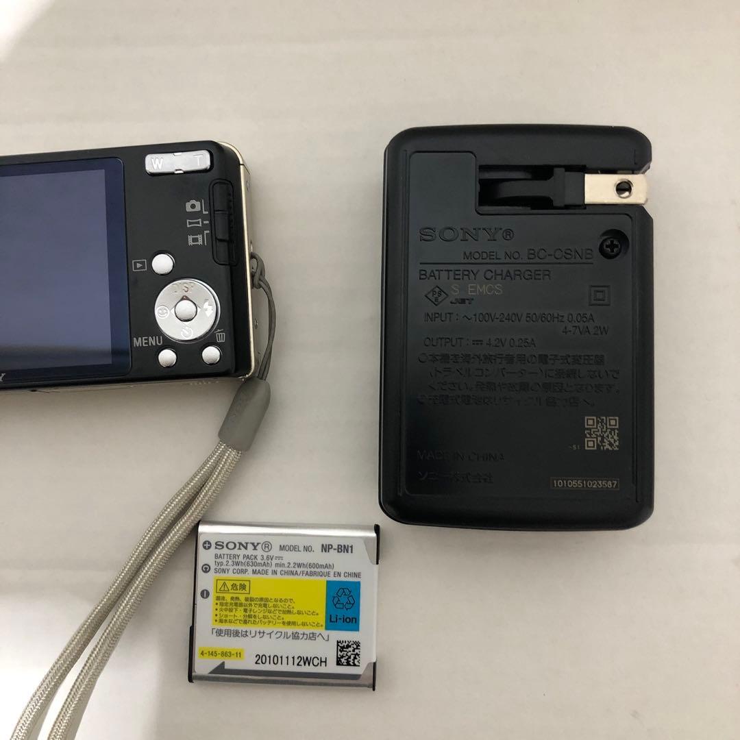 【中古美品】ソニーcyber shot w350 シャンパンゴールド
