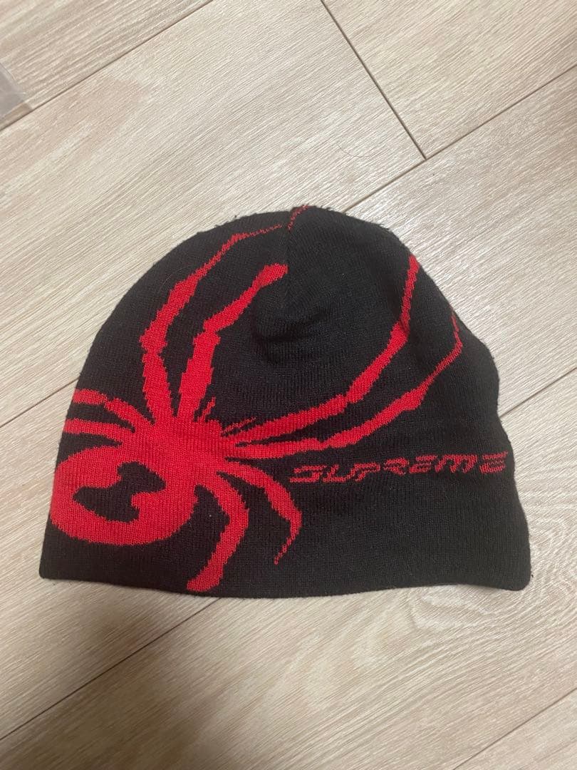 Supreme スパイダー ニット帽