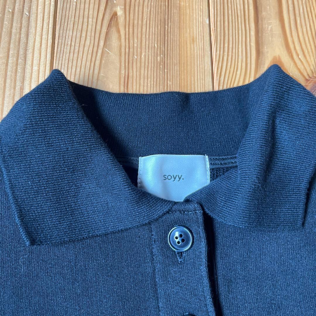 soyy. アーモンドポロ　ブラック