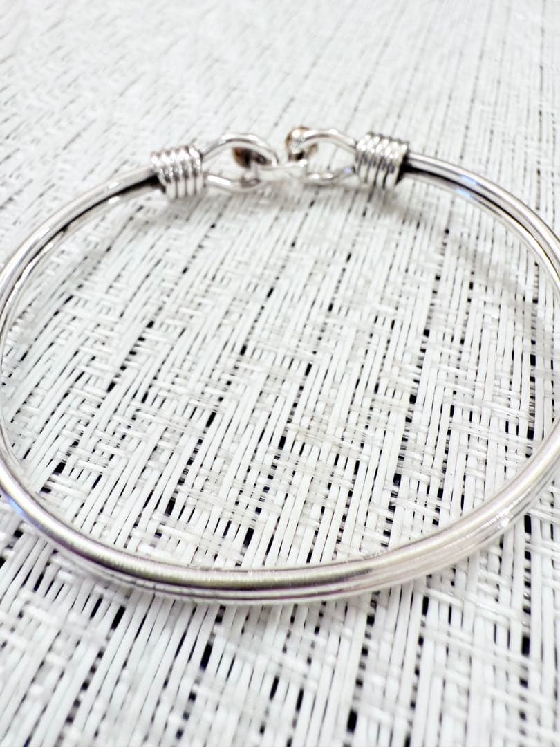 ティファニー ダブルフックアンドアイ バングル 925 750 コンビ