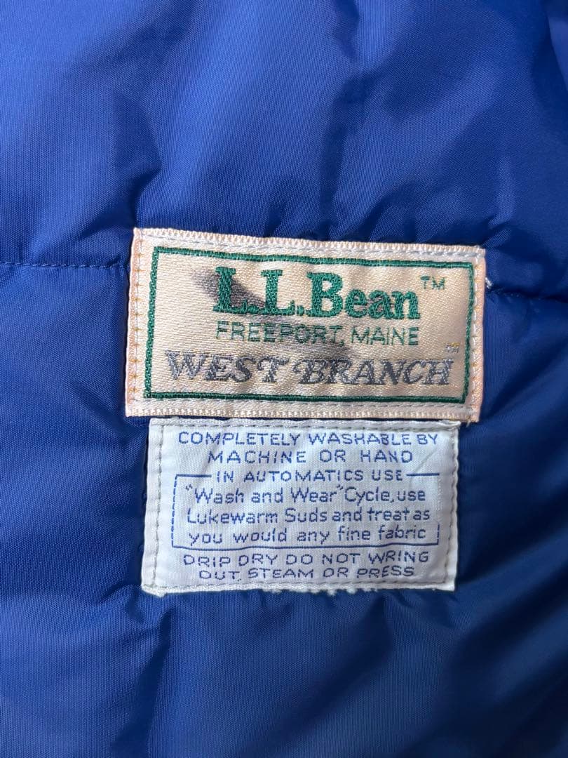 L.L.Bean ネイビー ダウンベスト70〜80s