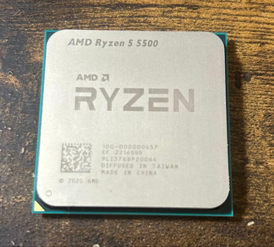 AMD Ryzen 5 5500 本体のみ CPU PCパーツ
