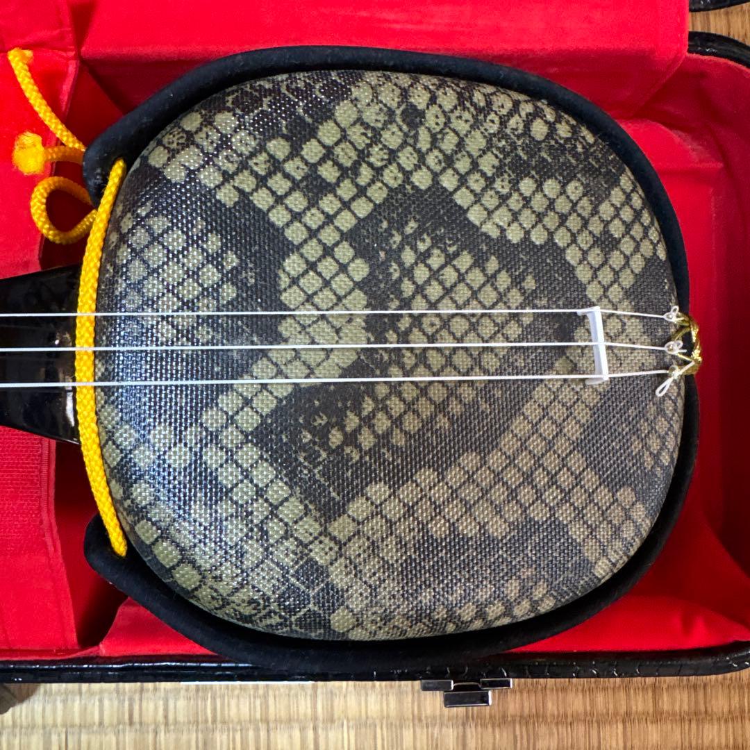 沖縄三線　蛇柄