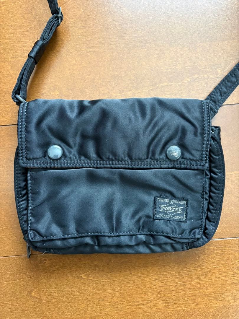 PORTER ポータータンカー ブラック ショルダーバッグ
