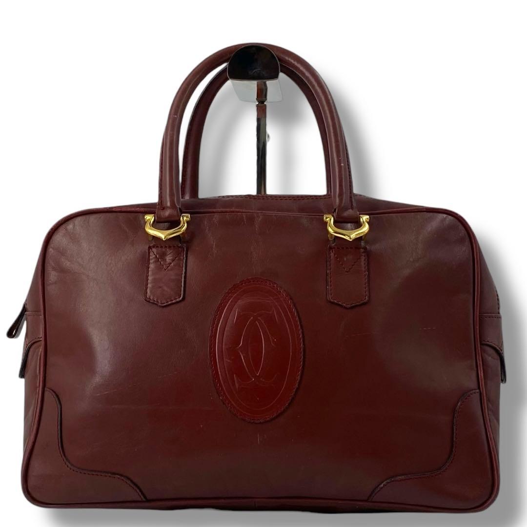 Cartier ビジネスバッグ ブリーフケース マストライン ボルドー