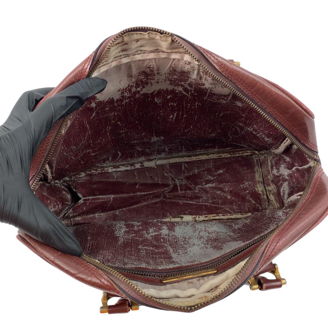 Cartier ビジネスバッグ ブリーフケース マストライン ボルドー