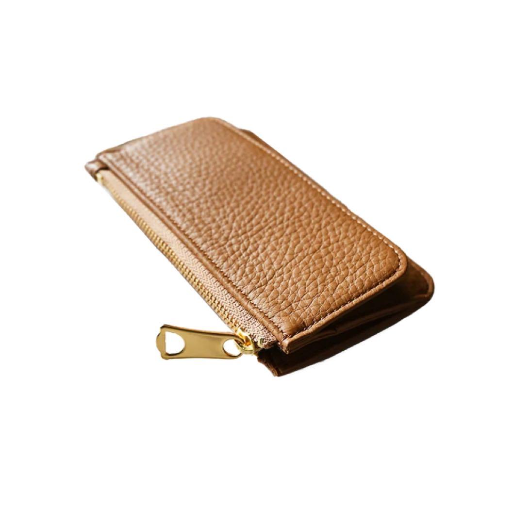 【美品】chiiiibag フラップ カードケース ベージュ