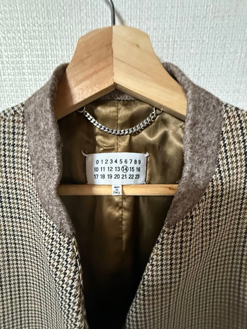 メゾンマルジェラ　ノーカラーコート