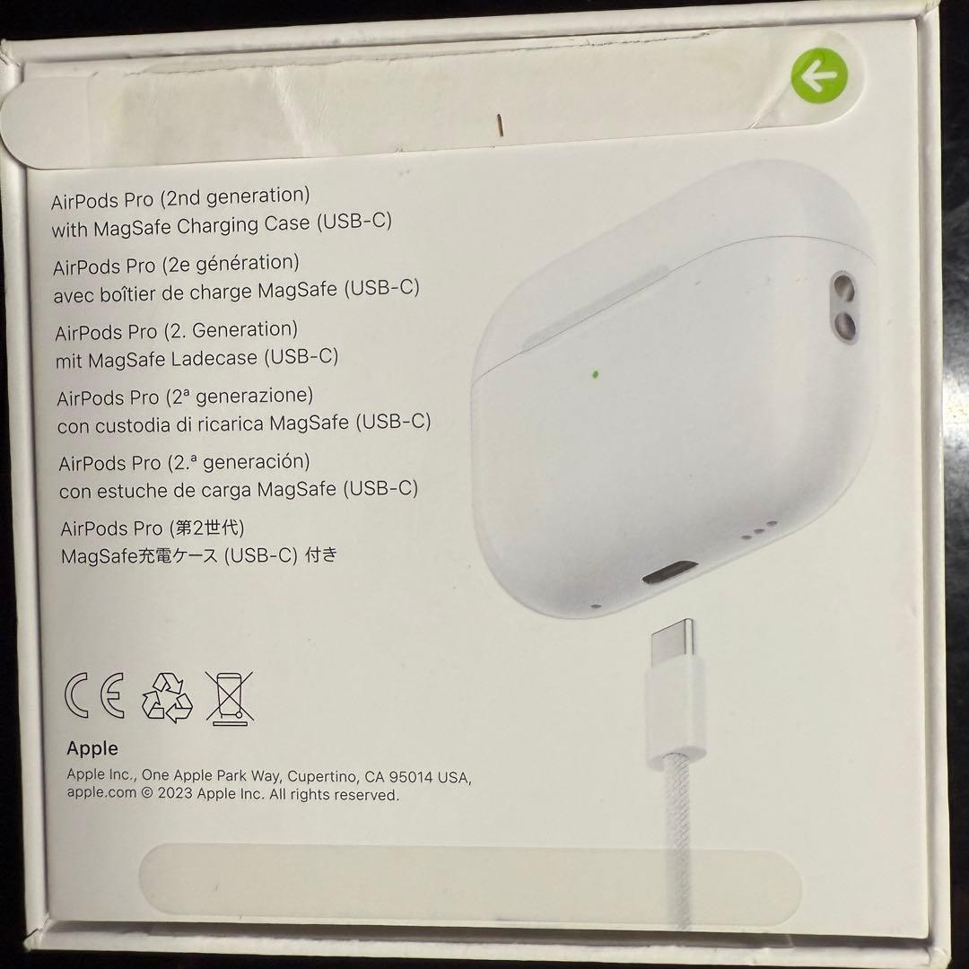 AirPods Pro (第2世代) 本体usb-C PITAKAケース付き