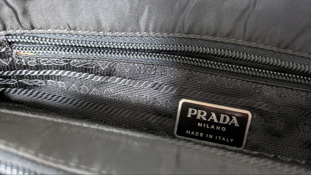PRADA Tessuto City ブラックトートバッグ