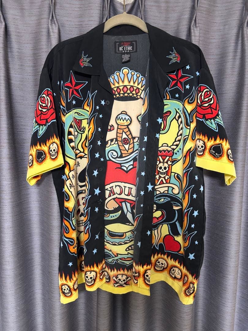 廃盤 ラロッカ　VINCE Ray ボーリングシャツ①