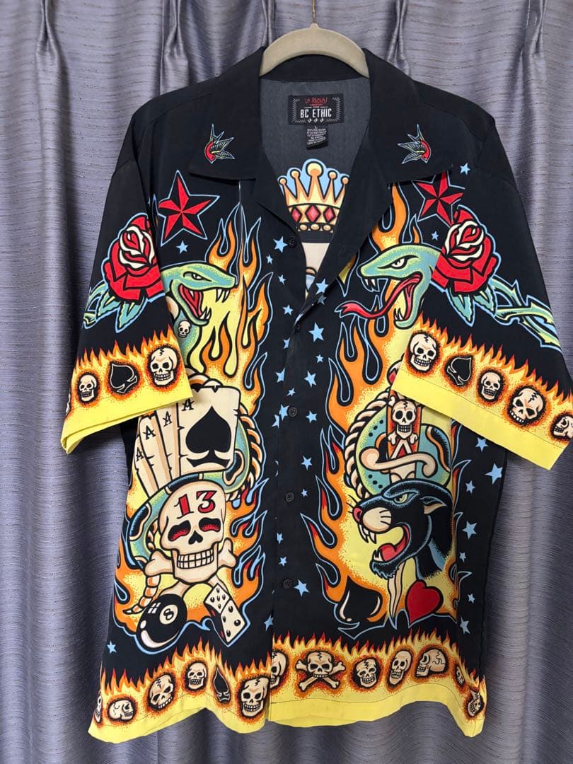 廃盤 ラロッカ　VINCE Ray ボーリングシャツ①