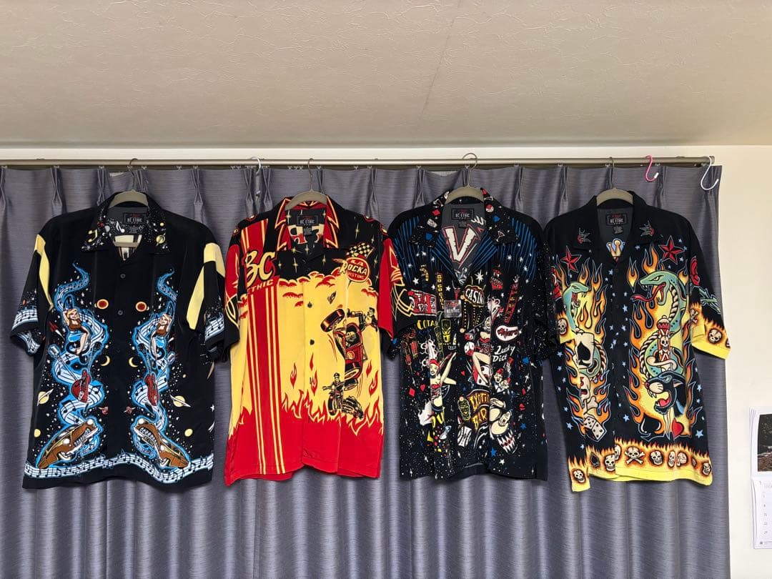 廃盤 ラロッカ　VINCE Ray ボーリングシャツ①