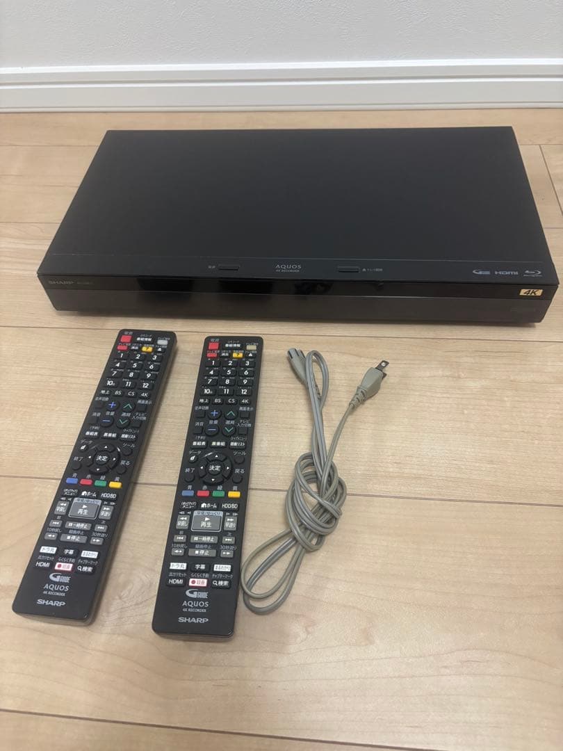 SHARP AQUOS 4K 4B-C20BT3 ブルーレイレコーダー