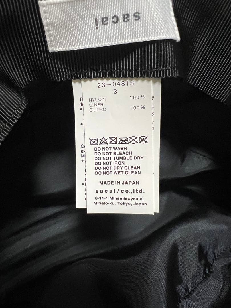 Sacai バケットハット
