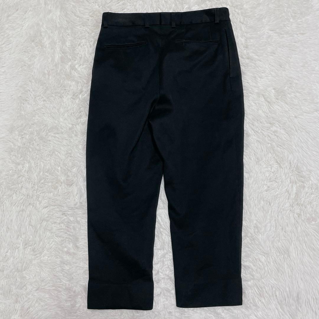 美品 NEAT コットンスラックス 44 ツータック 細畝コーデュロイ