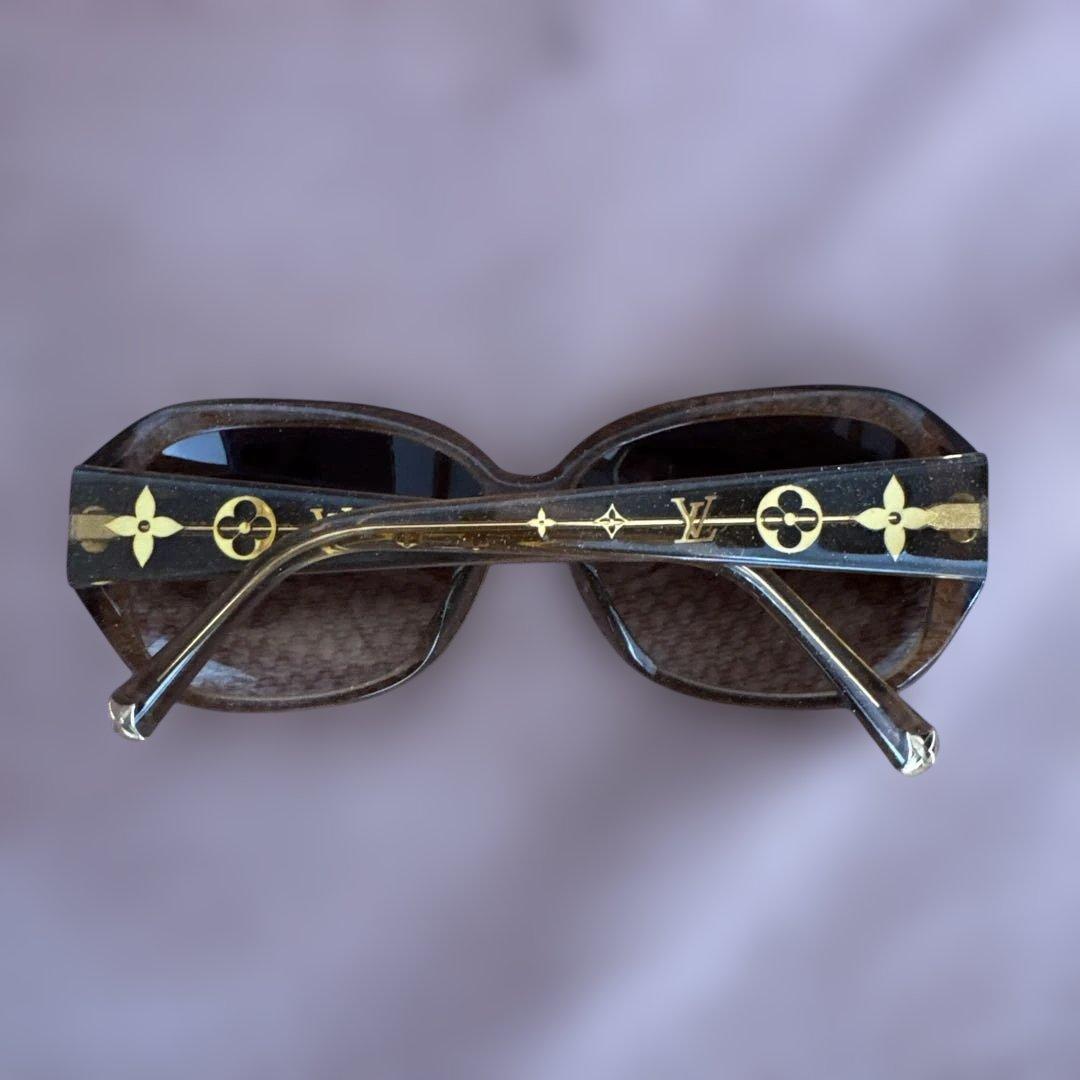 LOUIS VUITTON ブラウン サングラス ケース付き