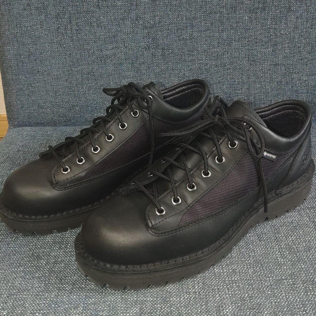 靴 DANNER FIELD LOW BLACK/BLACK