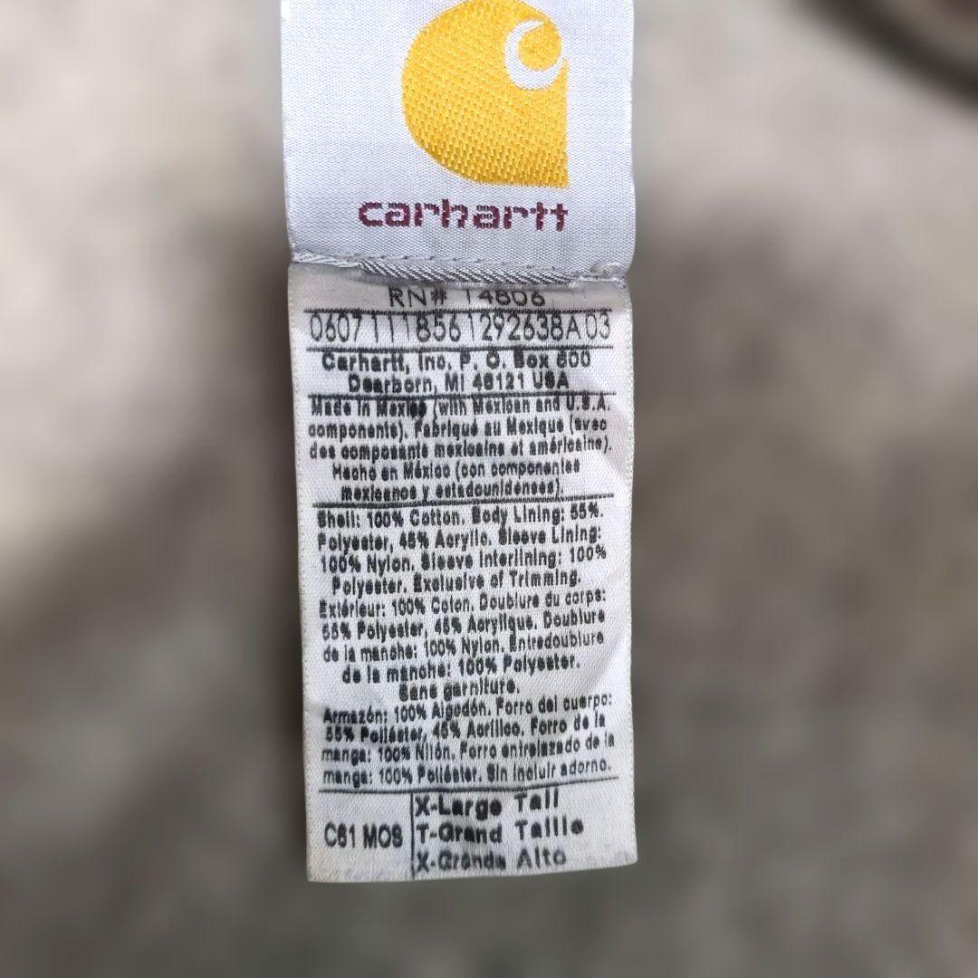 人気色 Carhartt カーハート ダックワークジャケット モスグリーン XL