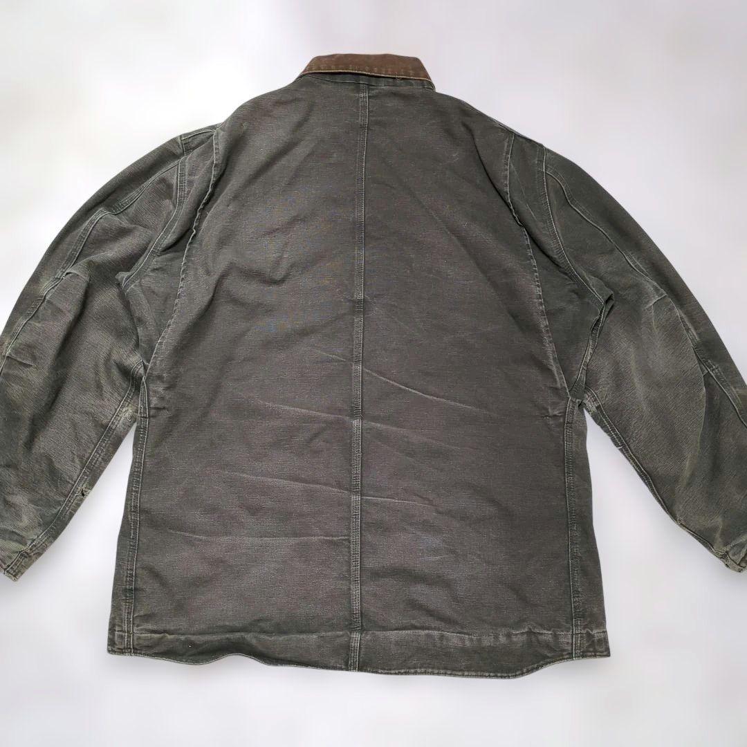 人気色 Carhartt カーハート ダックワークジャケット モスグリーン XL