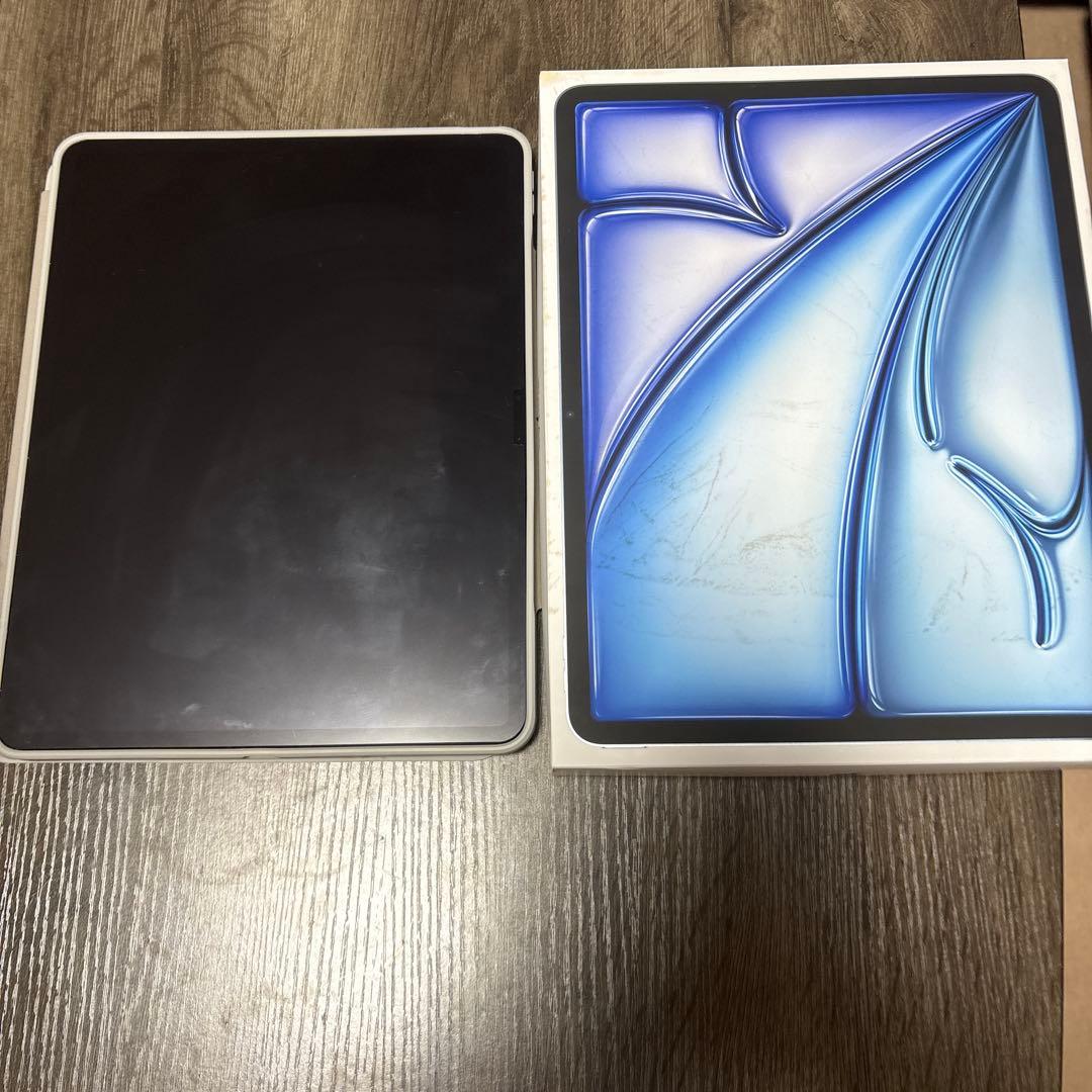 【週末値下げ】iPad air (M2) 13インチ ケース・フィルム付き