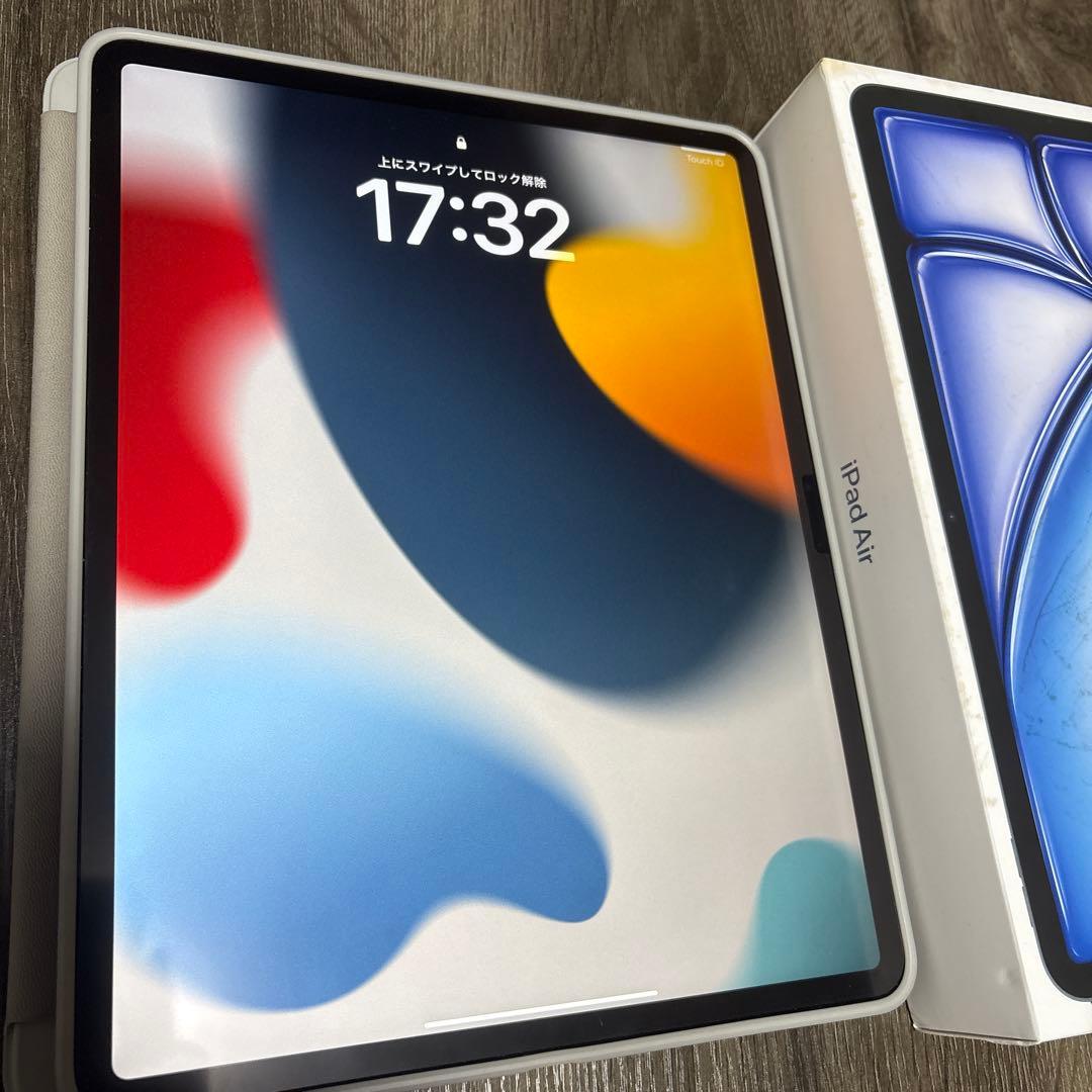 【週末値下げ】iPad air (M2) 13インチ ケース・フィルム付き