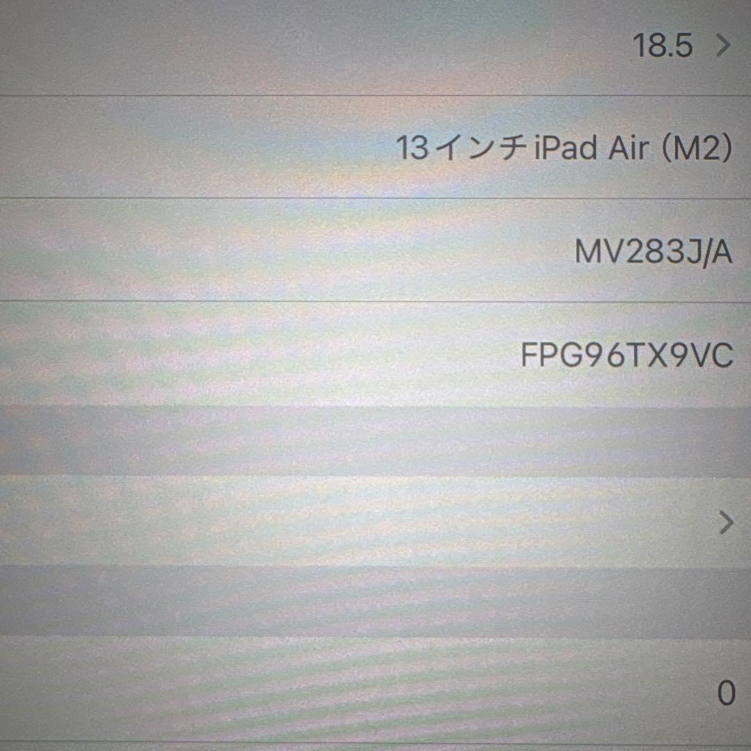 【週末値下げ】iPad air (M2) 13インチ ケース・フィルム付き