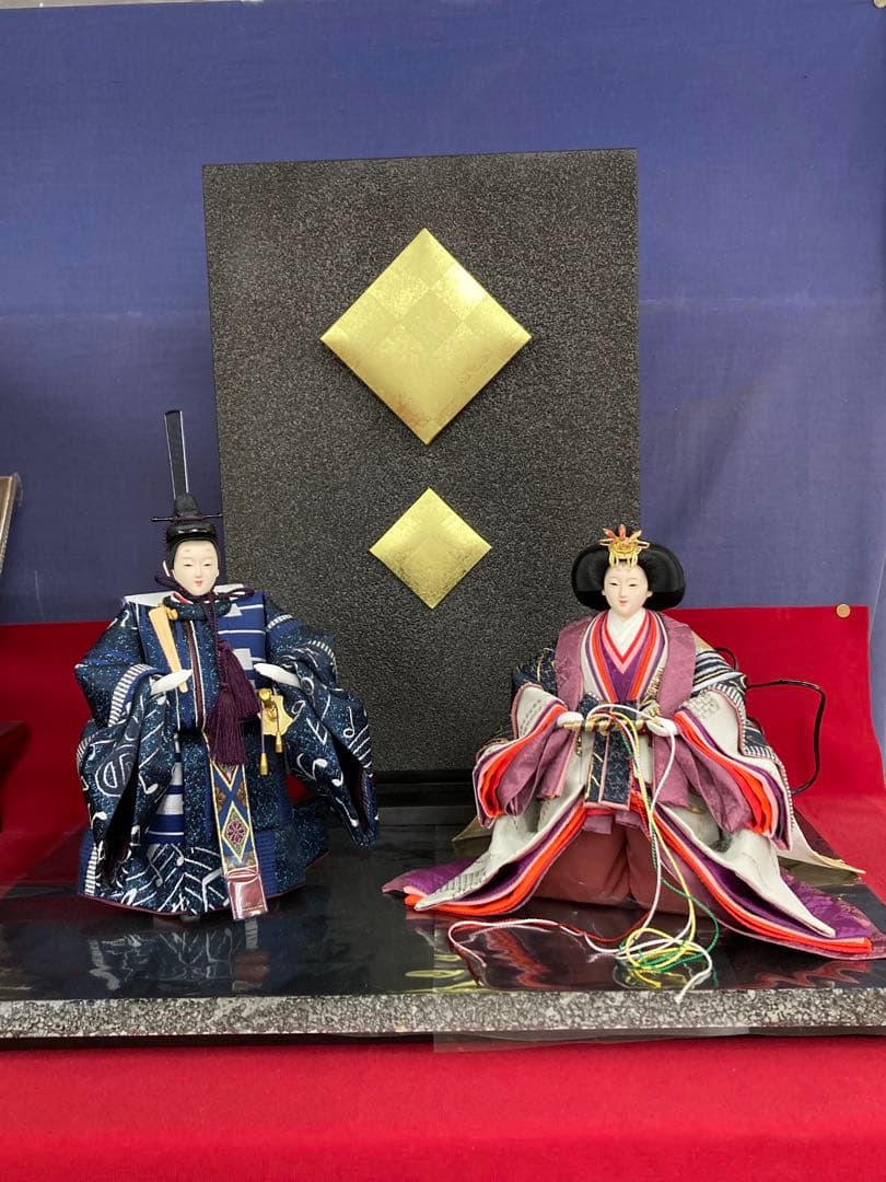 ひな人形立ち雛飾り