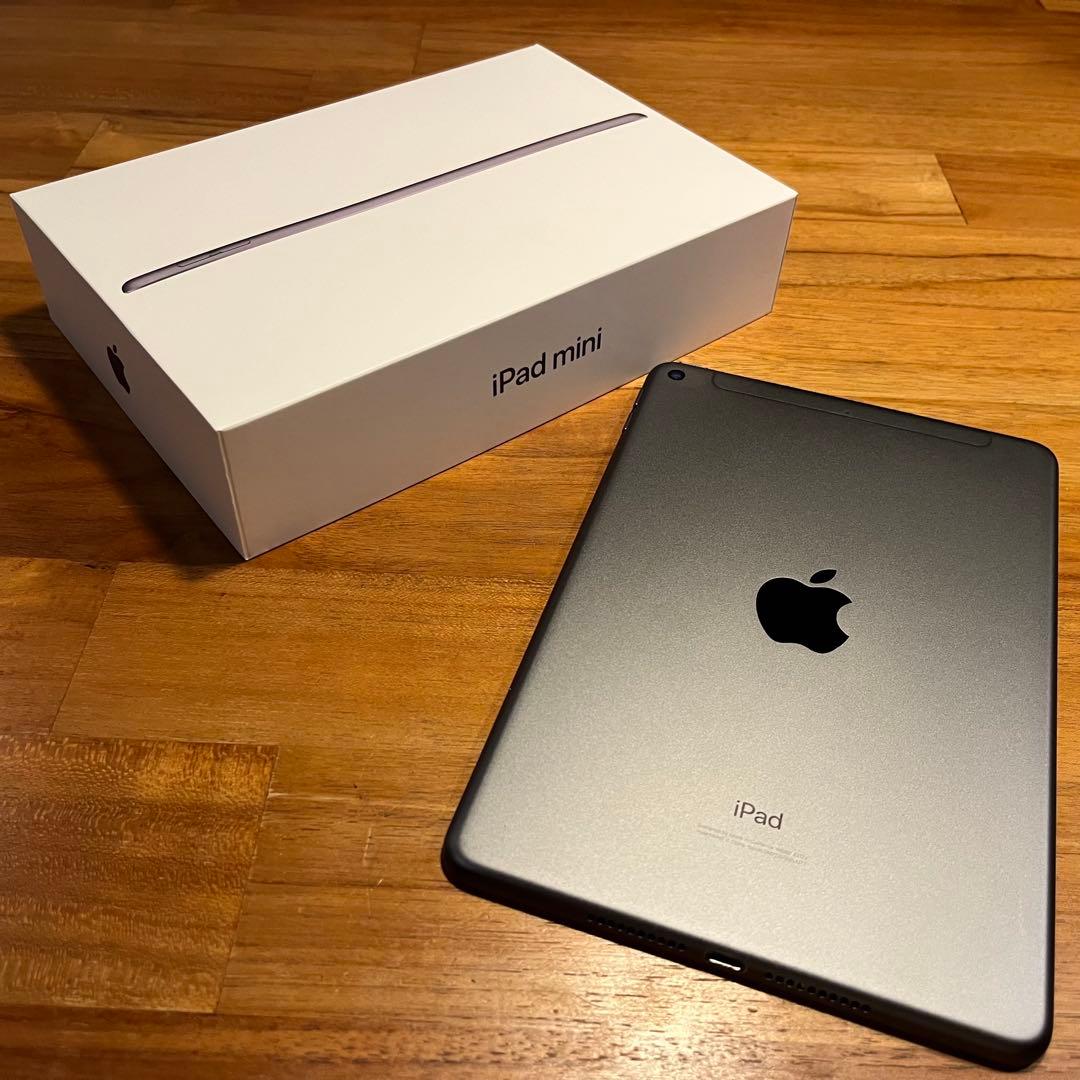 【美品】iPad mini 5 Cellular 64GB スペースグレー